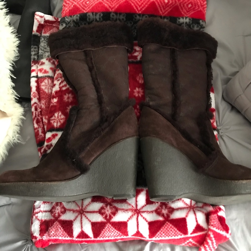BCBGirls fur boots